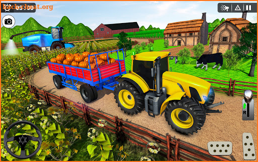 Real Tractor Driving Simulator: New Farming Games screenshot