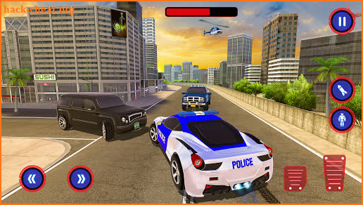 Real US Robot Fighting - Police Car Transport Game screenshot