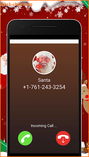 Real Video Call From Santa Claus screenshot