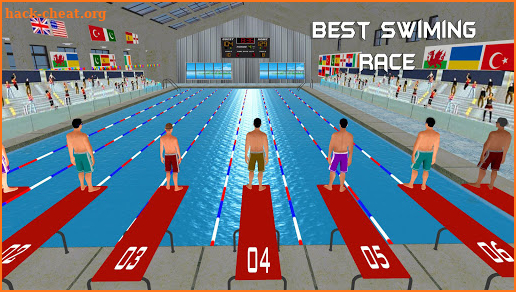 Real Water Swimming Pool Race Water Park Adventure screenshot