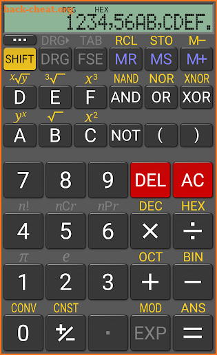 RealCalc Scientific Calculator screenshot