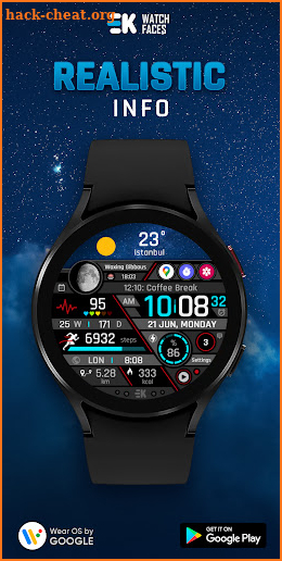 Realistic Info - Watch Face screenshot