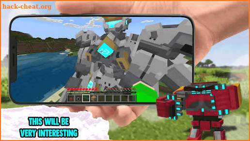 Realistic Robot Mod MCPE screenshot