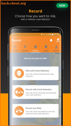 REALRIDER® The Motorcycle Tracking & Safety App screenshot