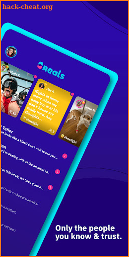 Reals Social Messenger screenshot