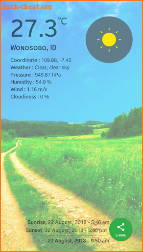 RealTime Weather and Forecast screenshot