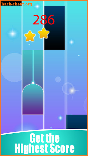 Rebecca Zamolo on Piano Tiles screenshot