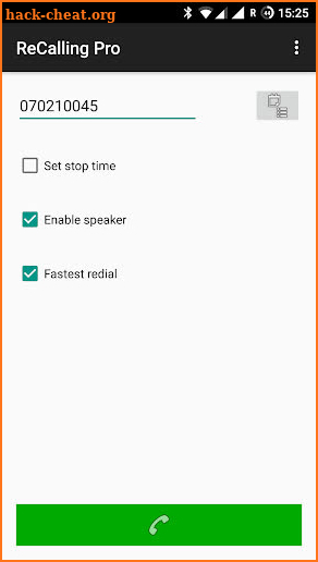 ReCalling 2 (Fast auto redial) screenshot