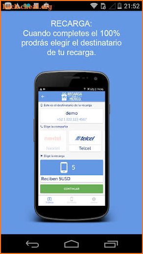 Recargas GRATIS a México screenshot