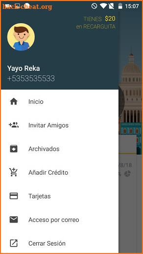 Recarguita screenshot