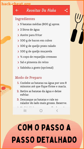 Receitas da Naka screenshot