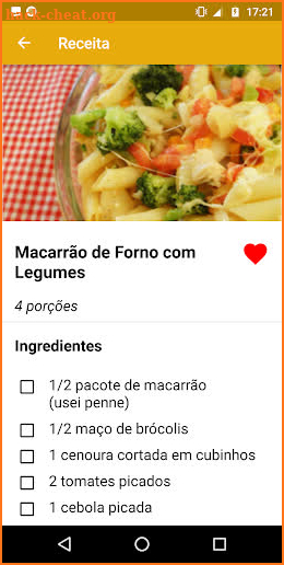 Receitas Fáceis screenshot