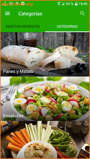 Recetas bajas en calorías screenshot