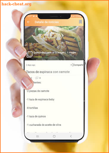 Recetas de Cocina screenshot