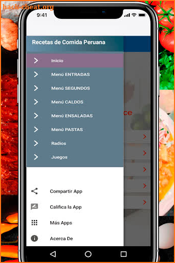 Recetas de Comida Peruana screenshot