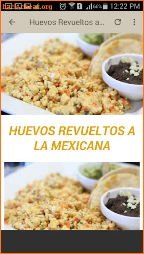 Recetas de Huevos Revueltos screenshot