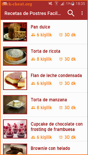 Recetas de Postres Faciles sin internet screenshot