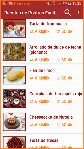 Recetas de Postres Faciles sin internet screenshot