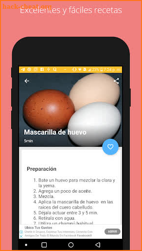 Recetas para crecer el cabello screenshot