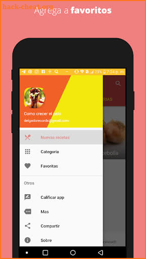 Recetas para crecer el cabello screenshot