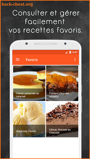 Recettes Desserts screenshot