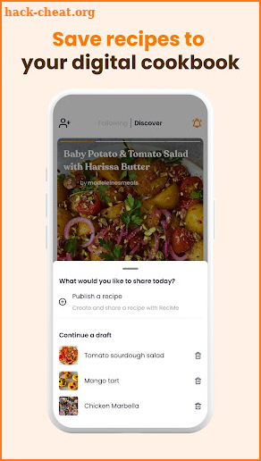 ReciMe: Easy & Tasty Recipes screenshot