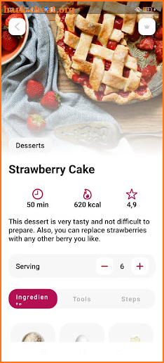 Recipe Compose UI screenshot