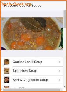 Recipes for Pressure Cooker screenshot