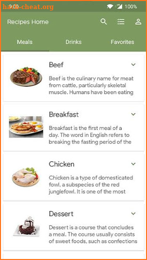 Recipes Home - Free Recipes and Shopping List screenshot