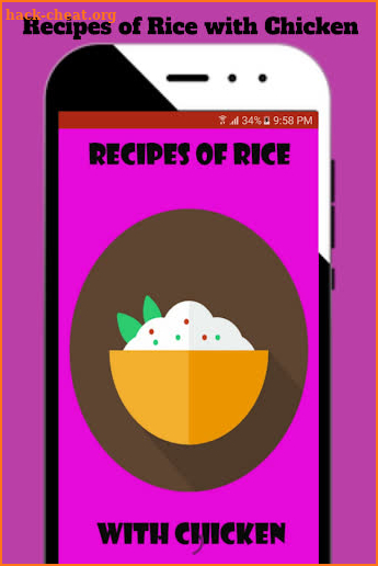 Recipes of Rice with Chicken screenshot