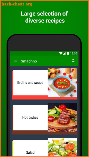 Recipes with photo from Smachno screenshot