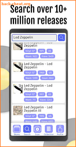 Record scanner/detector - Vinyl & CD recognition screenshot