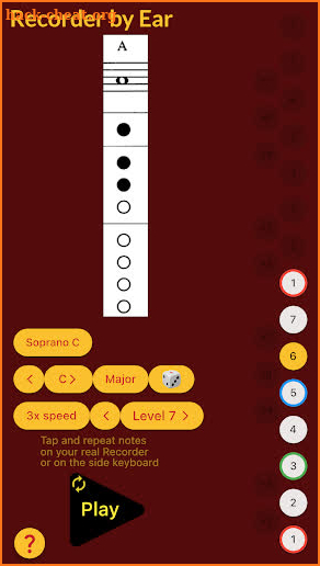 Recorder by Ear screenshot