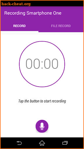 Recording Smartphone One screenshot