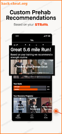 Recover Athletics screenshot