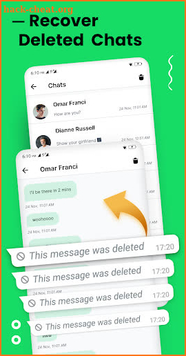 Recover deleted Chat Messages screenshot
