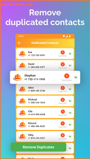 Recover Deleted Contacts screenshot