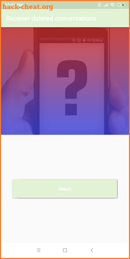 Recover deleted conversations screenshot