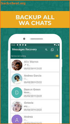 Recover Deleted Messages for WhatsApp screenshot