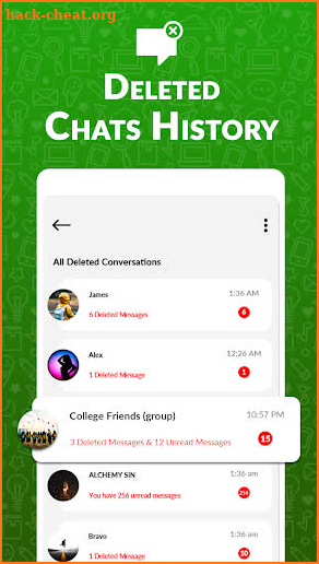 Recover Deleted Messages for whatsapp -WhatsDelete screenshot