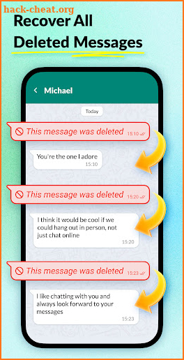 Recover Deleted Messages - WA screenshot