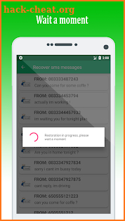 recover sms messages screenshot