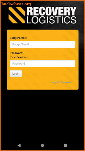 Recovery Logistics screenshot