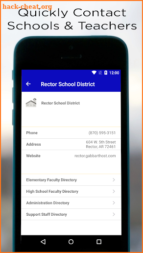 Rector School District screenshot