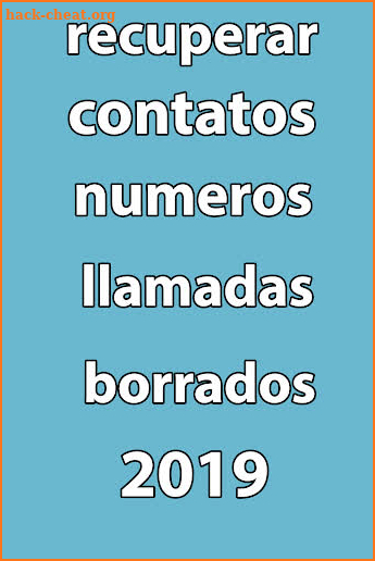 recuperar contactos y llamadas y numeros borrados screenshot