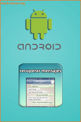 recuperar mensajes borradas : sms conversaciones screenshot