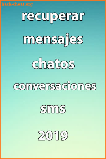 recuperar mensajes borradas : sms conversaciones screenshot