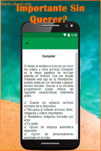 Recuperar Videos Borradas del Movil Gratis Guide screenshot