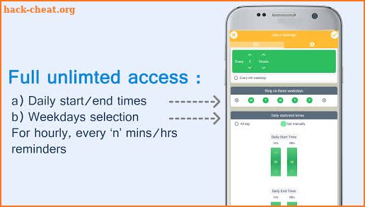 Recurring reminder, Interval Timer, Time speak PRO screenshot