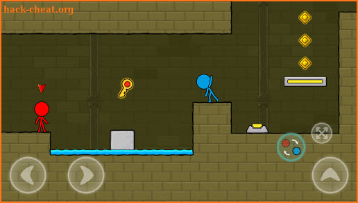 Red and Blue Stickman : Animation Parkour screenshot